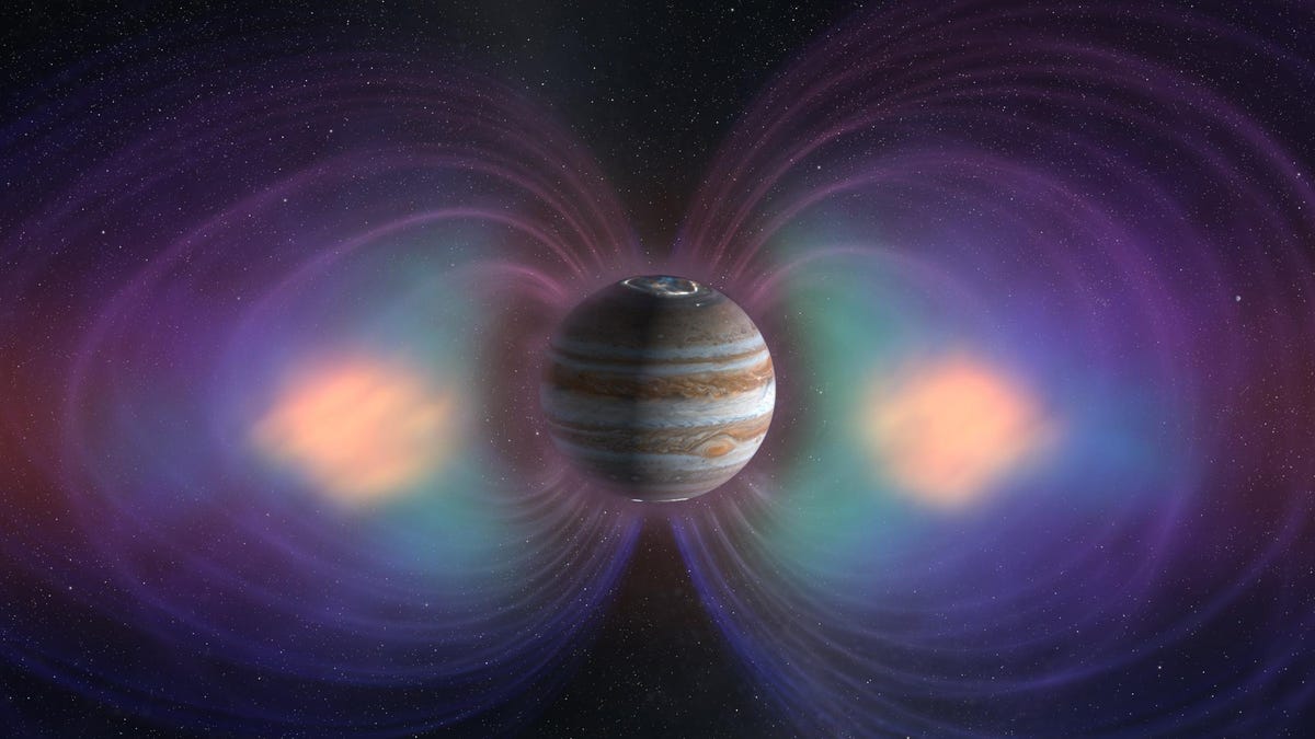 Los datos antiguos de la Voyager revelan chorros de plasma en la magnetosfera de Júpiter