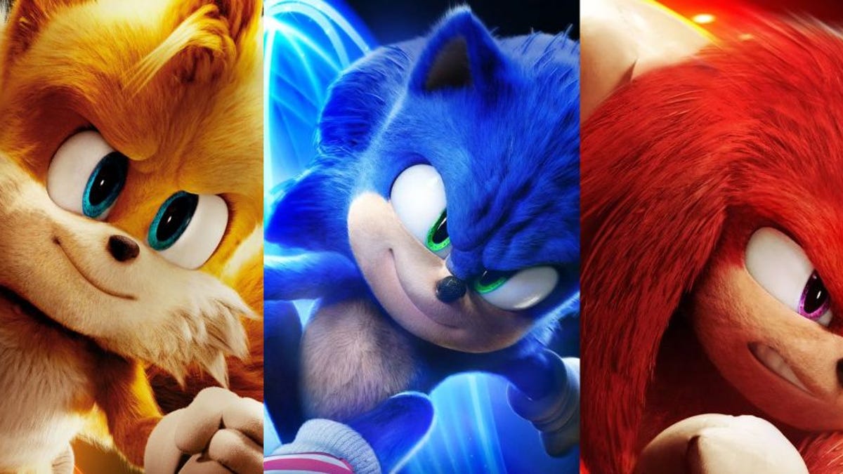 Sonic + Knuckles + Tails VS Giant Robotnik, Sonic 2