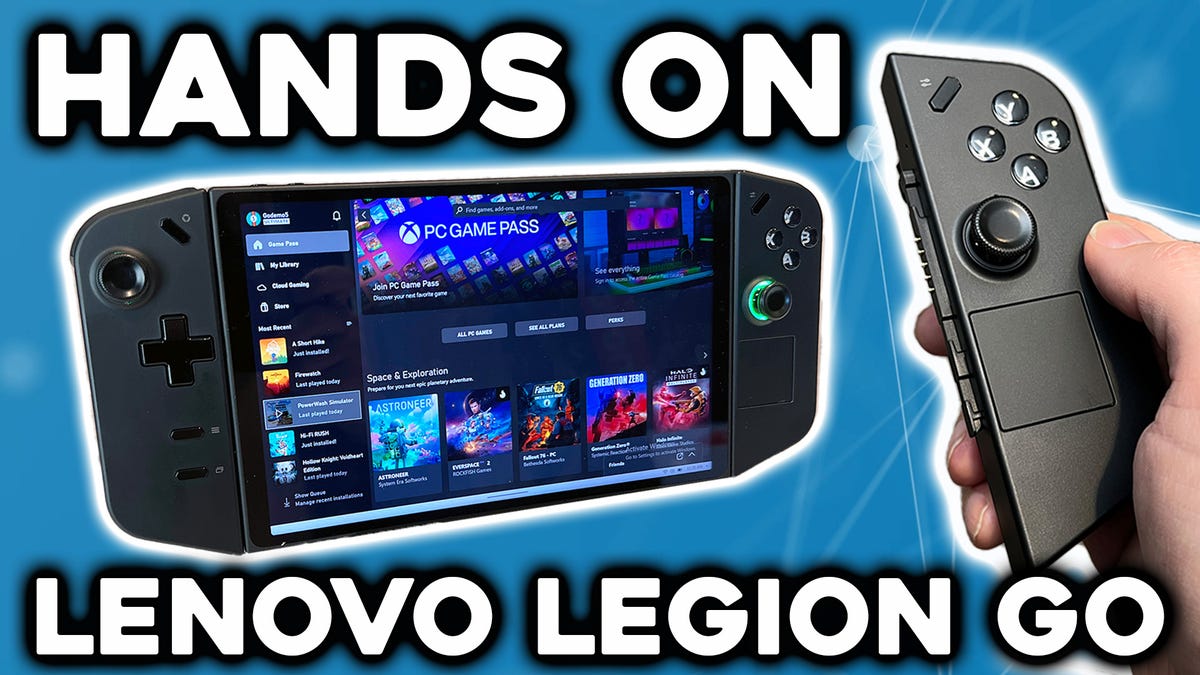 Hands-on: The Lenovo Legion Go can turn one of its controllers into a  gaming mouse. Wait, what?