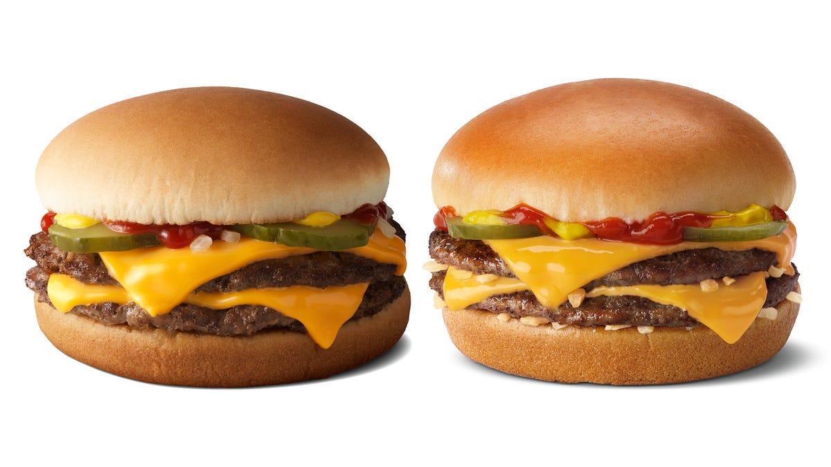 Review: McDonald's - Cheeseburger  Brand Eating. Your Daily Fast Food  Reading.