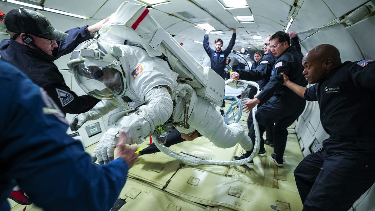 NASA’s Futuristic Spacesuit Aces Zero-Gravity Trial for ISS Missions