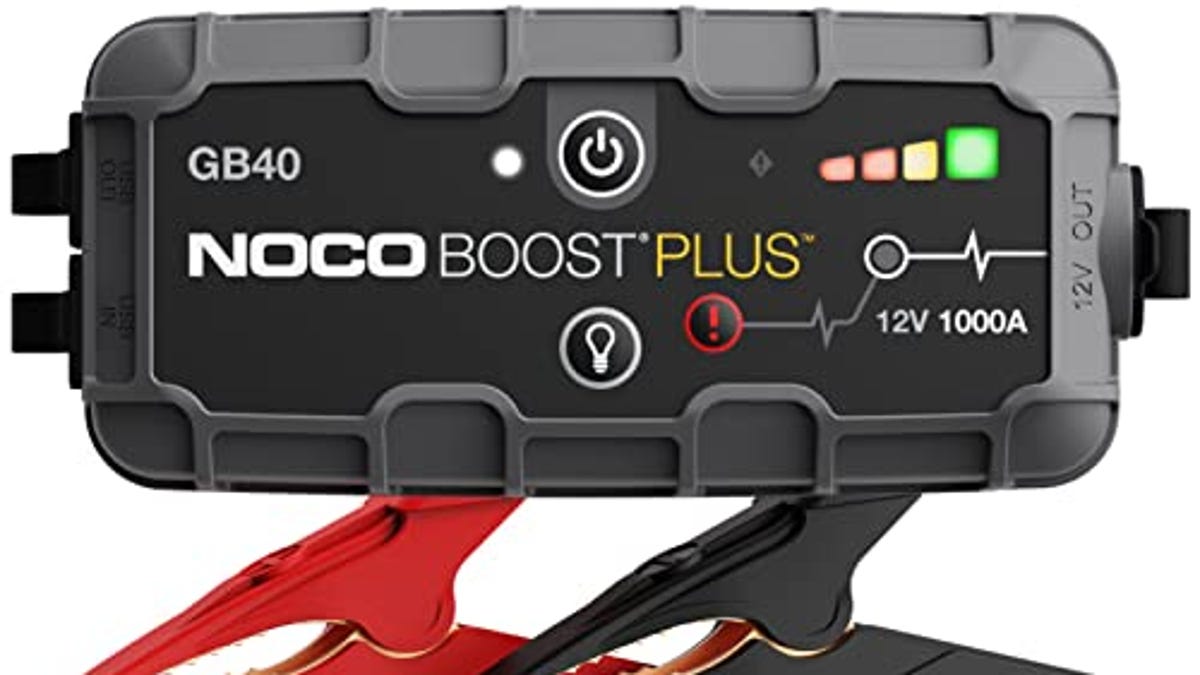 Power Your Car On with NOCO Boost Plus GB40 1000A UltraSafe Car Battery Jump Starter, 20% Off