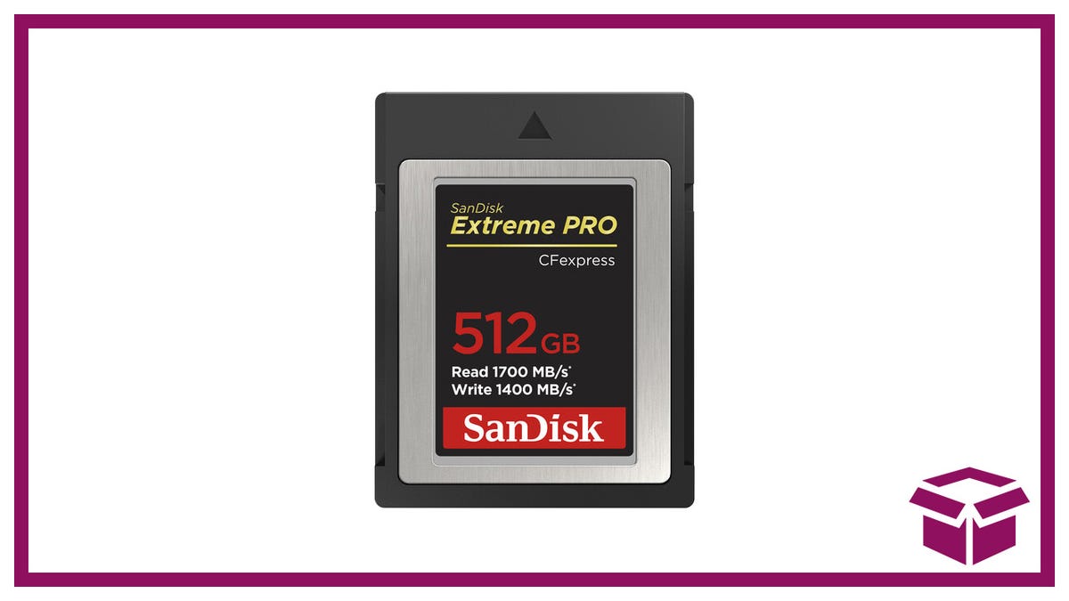 Elevate Your Memory Game with SanDisk Extreme PRO 512GB CFexpress Type-B Memory Card, 75% Off Now!