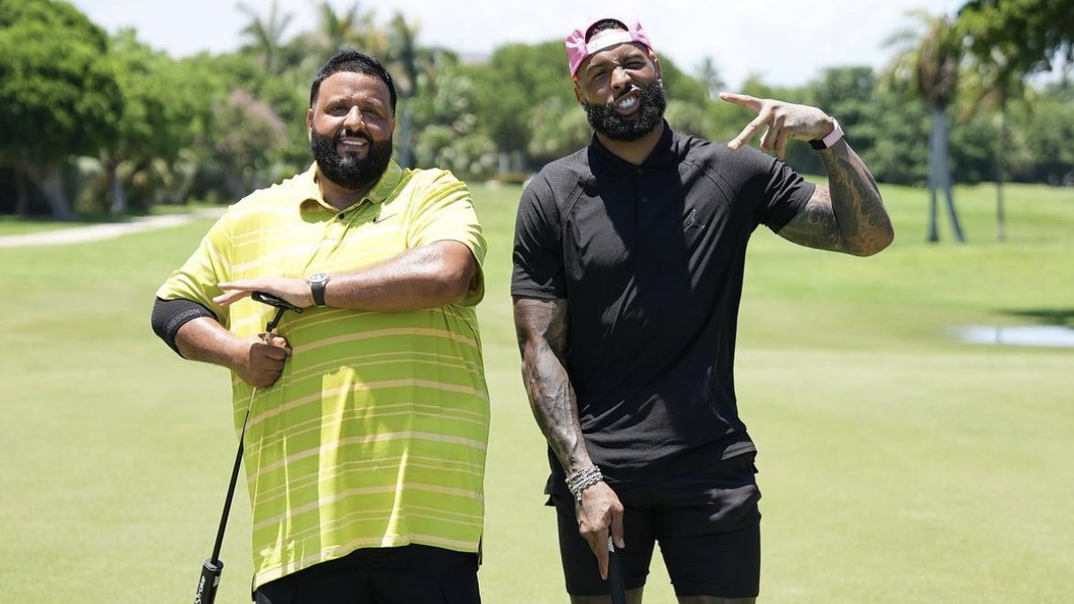 Odell Beckham Jr., DJ Khaled go golfing together