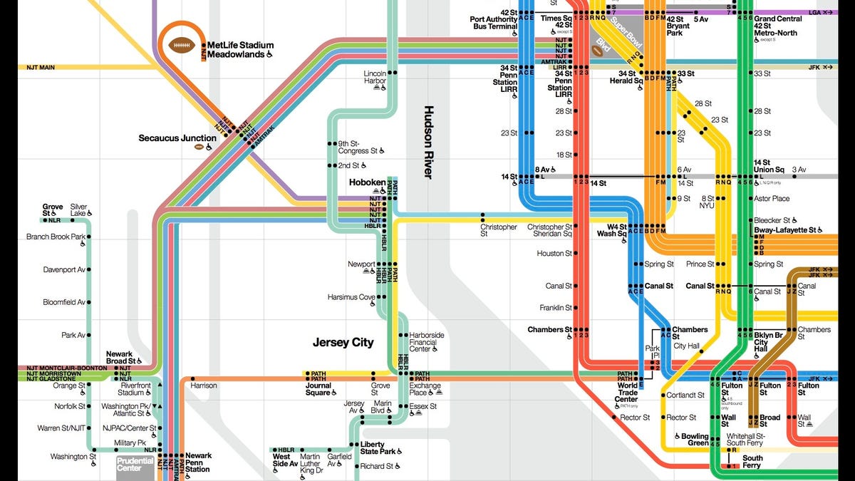 A beautiful new public transit map shows how New York and New Jersey ...