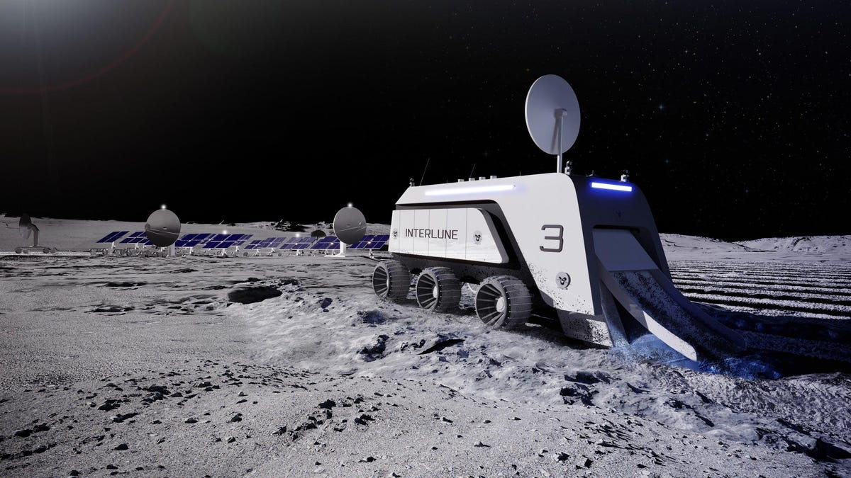 Ex-funcionários da Blue Origin querem colher hélio-3 da lua