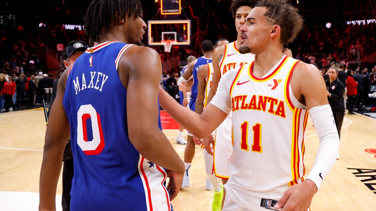 Tyrese Maxey learning life as Trae Young is harder than it looks