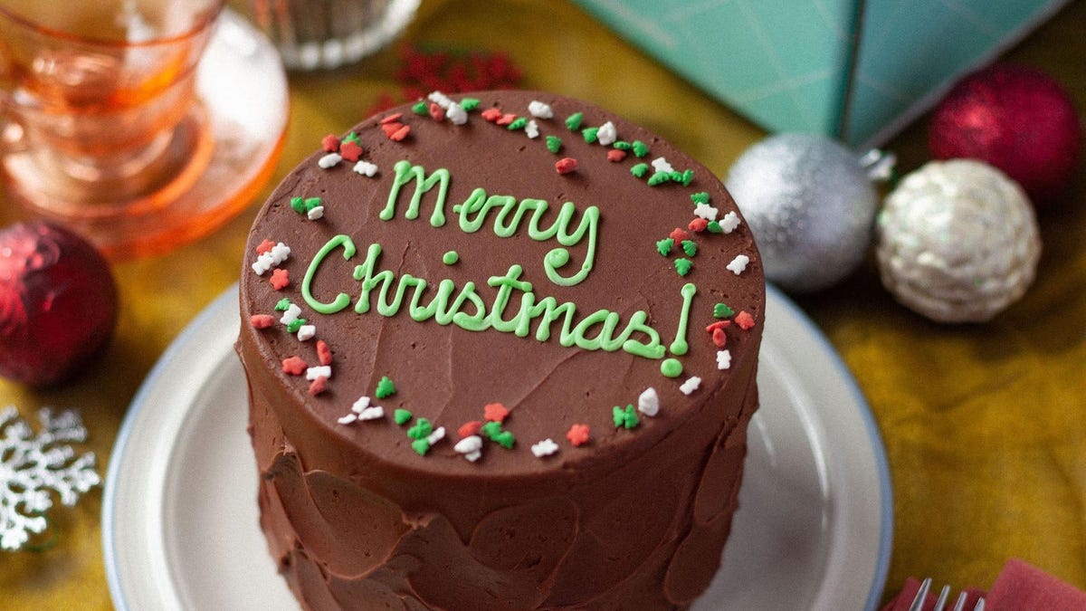 Merry Christmas Cake - Nothing Bundt Cakes