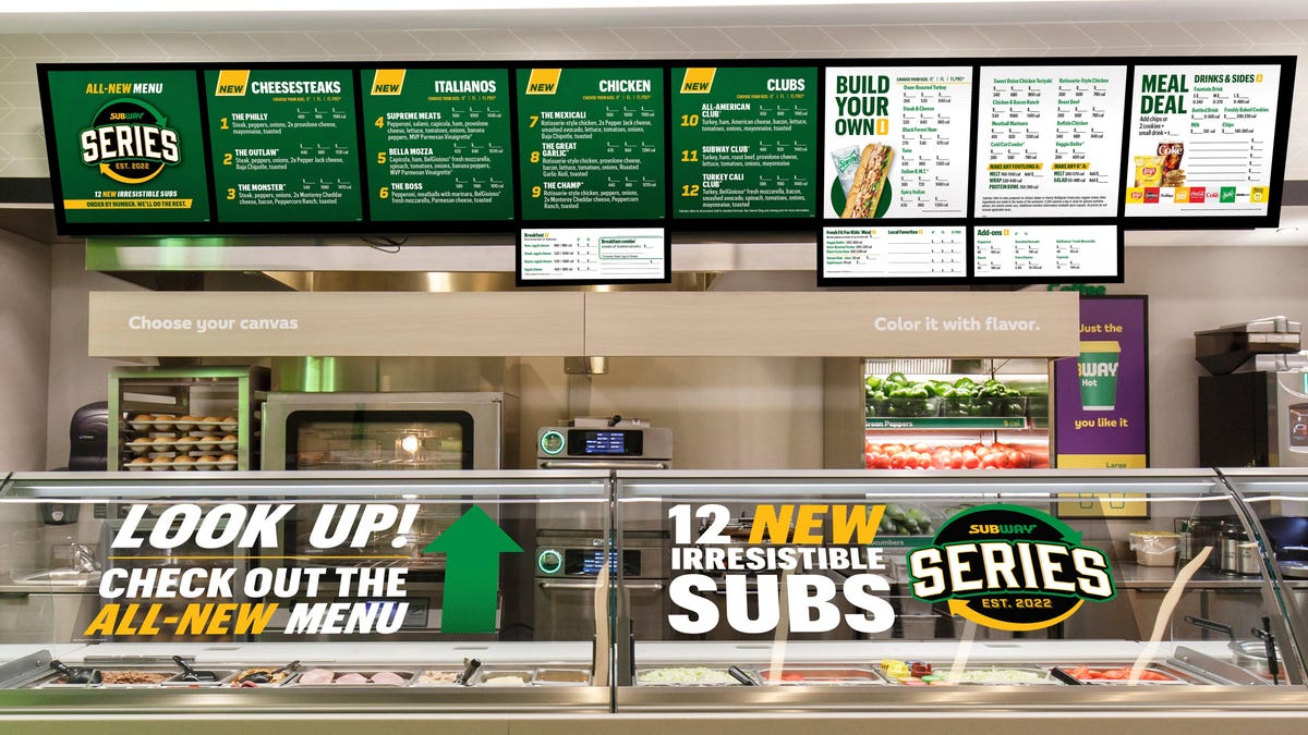 Menu - Subway® Series   - United Kingdom (English)