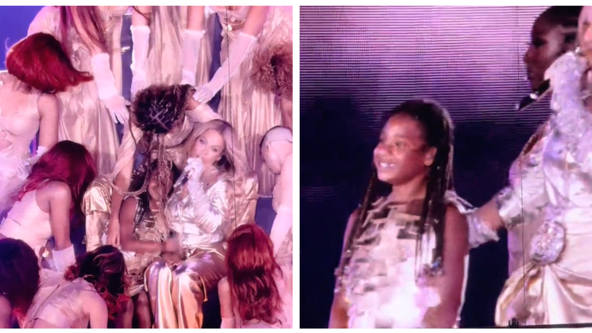 Adorable Rumi Carter Continues to Tease Her Big Sister, Blue Ivy, On Stage And The Fans Can't Get Enough