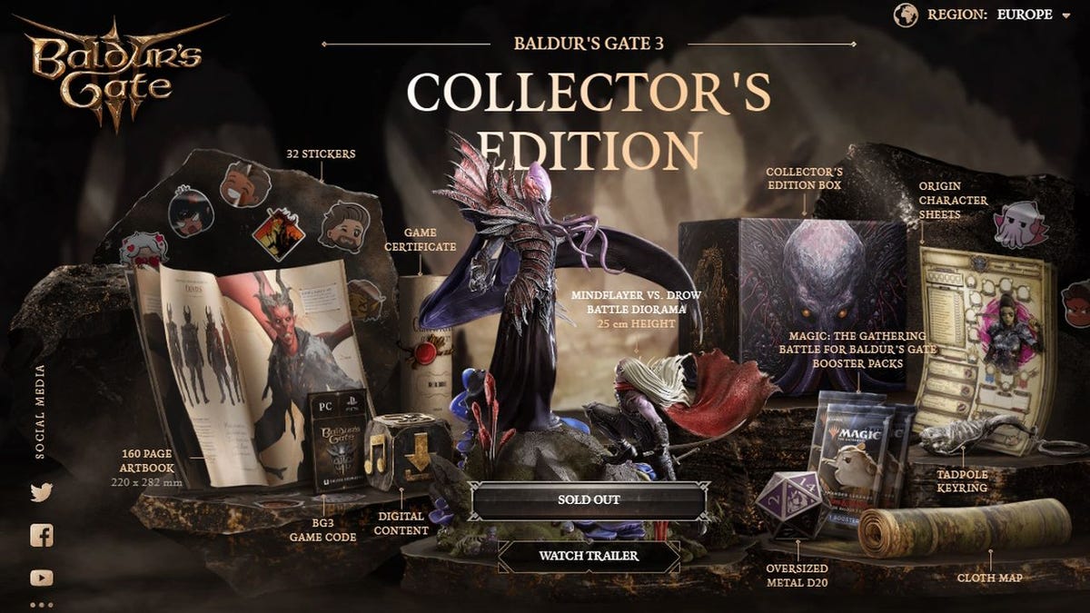 Baldur’s Gate 3 Publisher Condemns Scalpers As Collector’s Edition Hits ,000