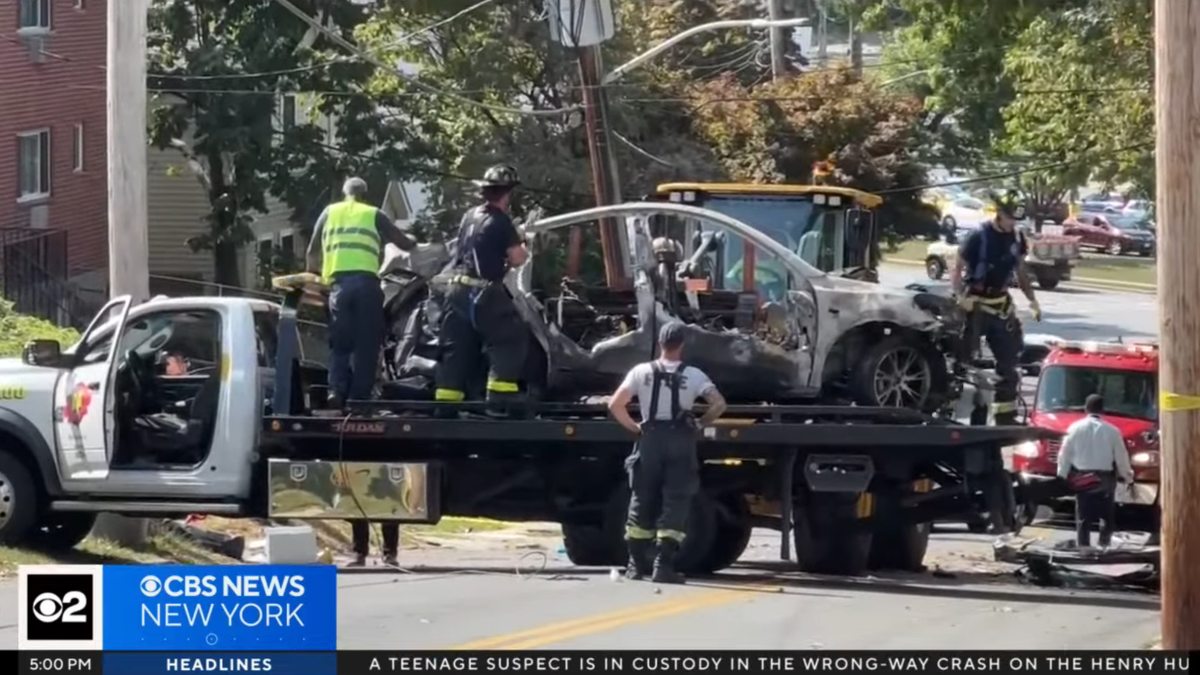 Tesla ‘Explodes Like A Bomb’ In Fiery Fatal Crash