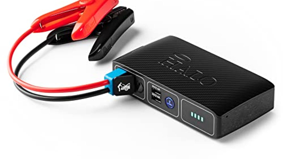 Jump start car with halo bolt hotsell
