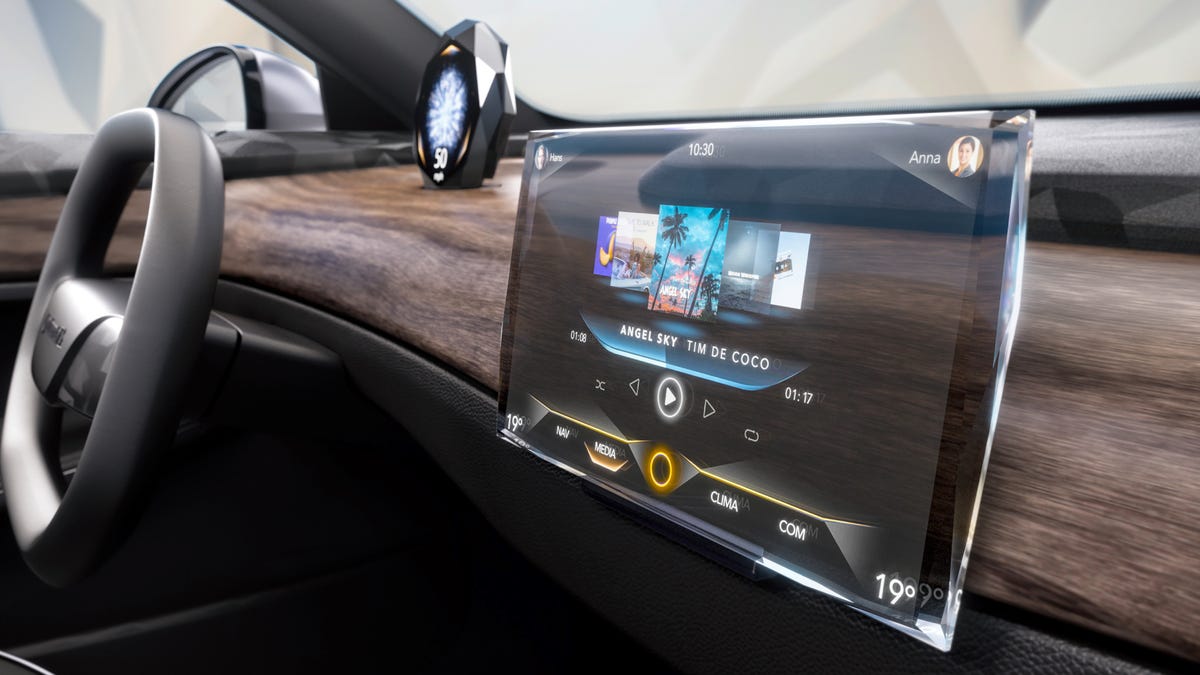 Transparent Swarovski Crystal Touchscreens Could Bring An Extra Touch Of Class To Car Interiors