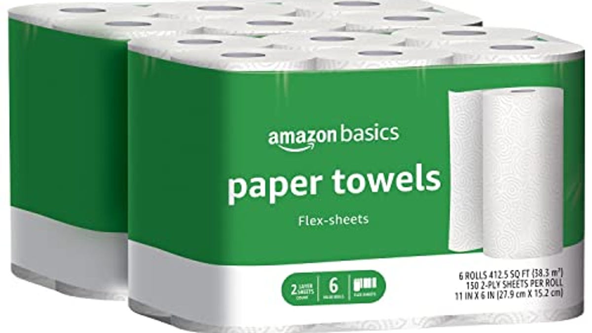 Amazon Basics 2-Ply Paper Towels, Now 16% Off