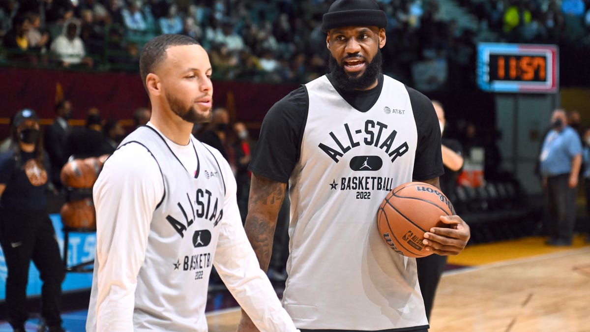 Lebron james on sale steph curry