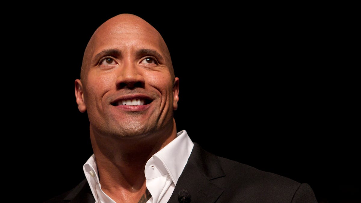 The Rock Eyebrow At The Gym GIF