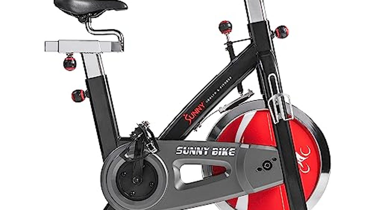 Revolutionize Your Home Workouts With The Sunny Health & Fitness Indoor Cycling Exercise Bike, 60% Off Right Now