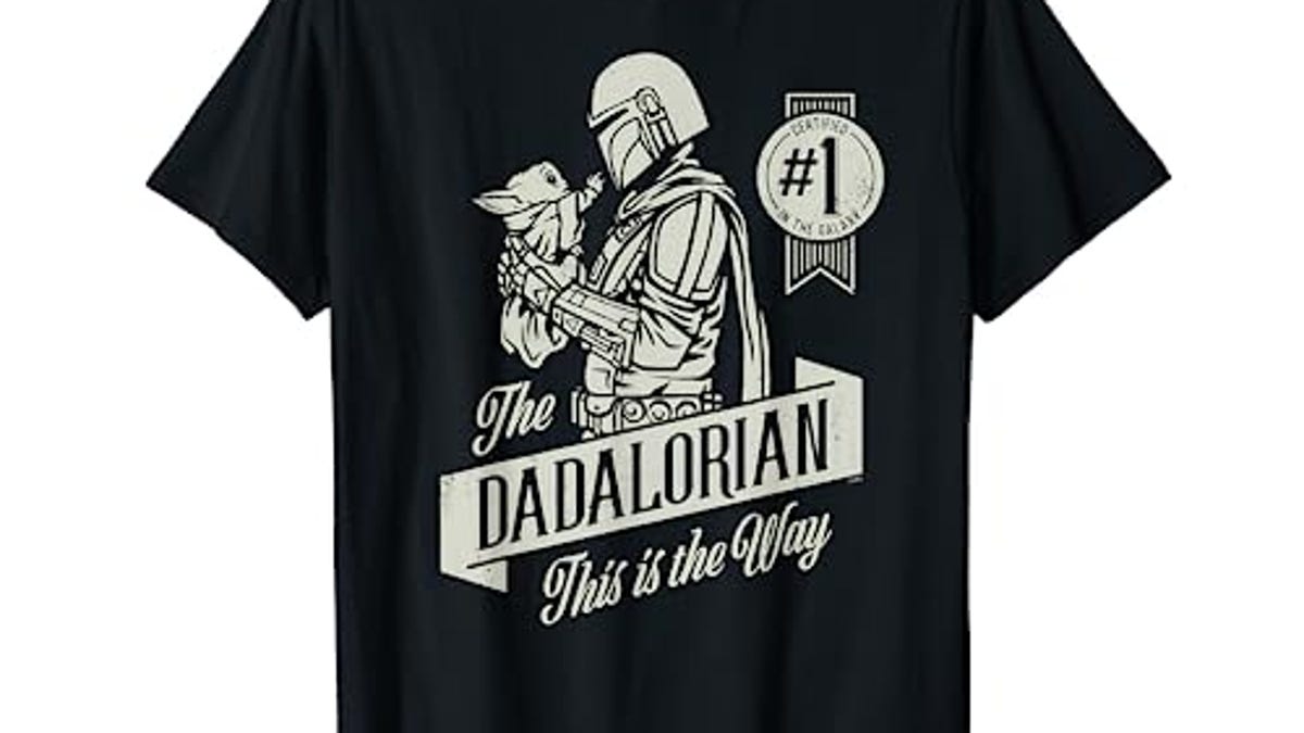 Star Wars The Mandalorian and Grogu Dadalorian Father’s Day T-Shirt, Now 15% Off