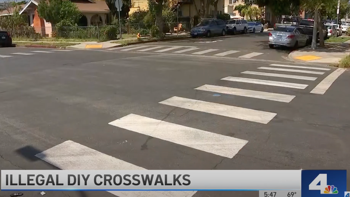 Crosswalk Collective LA is painting crosswalks instead of waiting