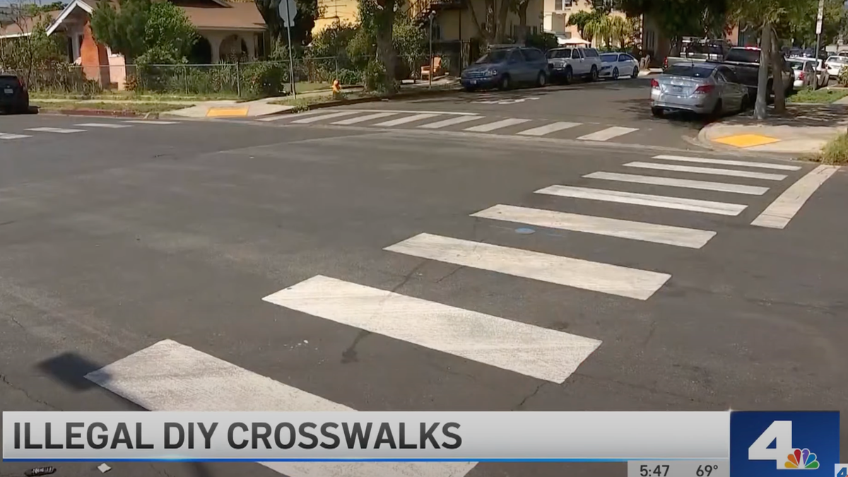 Angelenos Are Taking Street Safety Into Their Own Hands With DIY Crosswalks