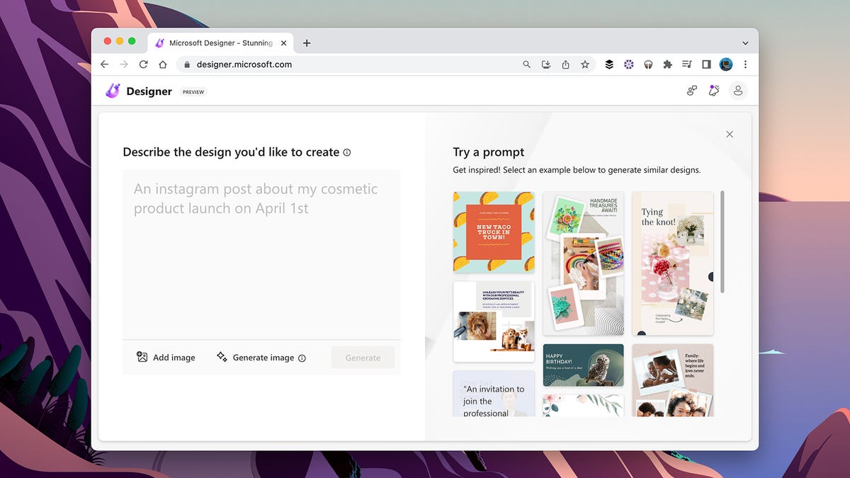 How To Use Microsoft’s Latest AI Tool To Create Free Designs From Text