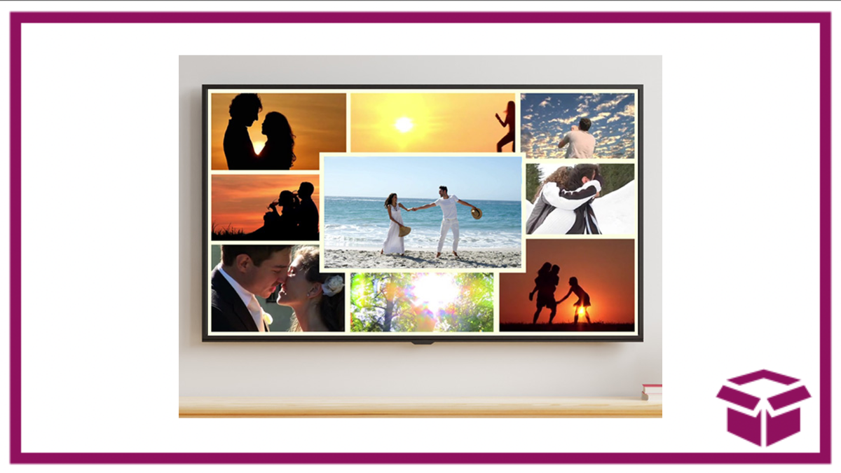 Turn your TV into a stunning picture frame with a lifetime subscription to the Digital TV Frame.