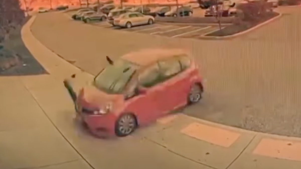 Out-Of-Control Honda Fit Smashes MA Building At Highway Speed