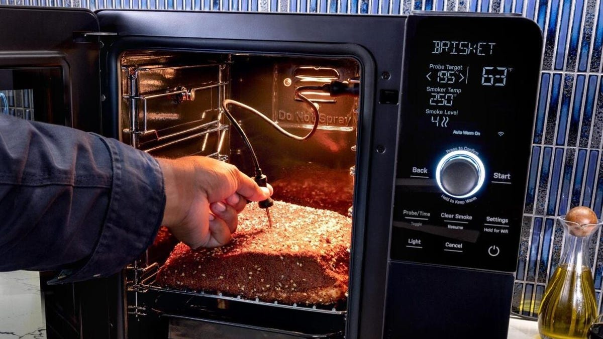 GE Profile's New Indoor Smoker Lets You Barbecue Inside Your House, Minus All That Pesky Smoke