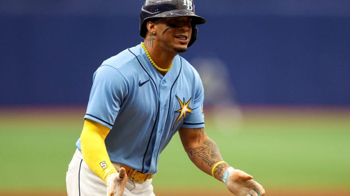 St. Petersburg, FL. USA; Tampa Bay Rays shortstop Wander Franco (5