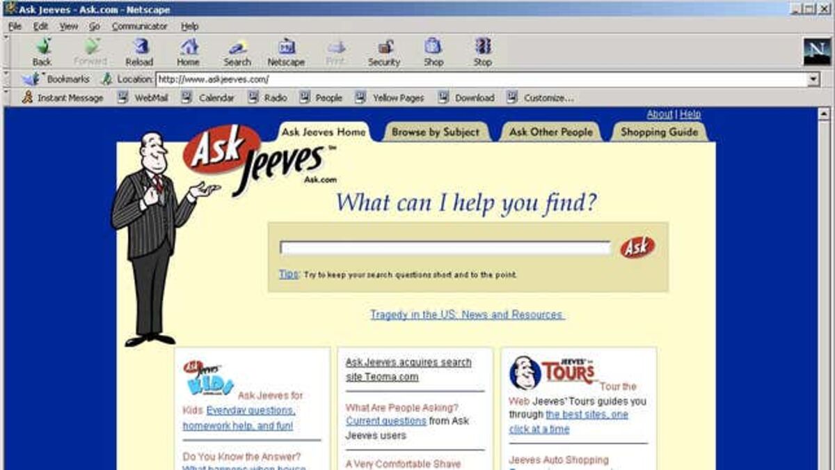 WHAT THE INTERNET WAS LIKE IN 1999 visual data 8