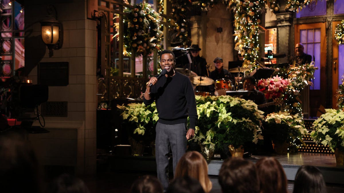 Chris Rock performing on SNL