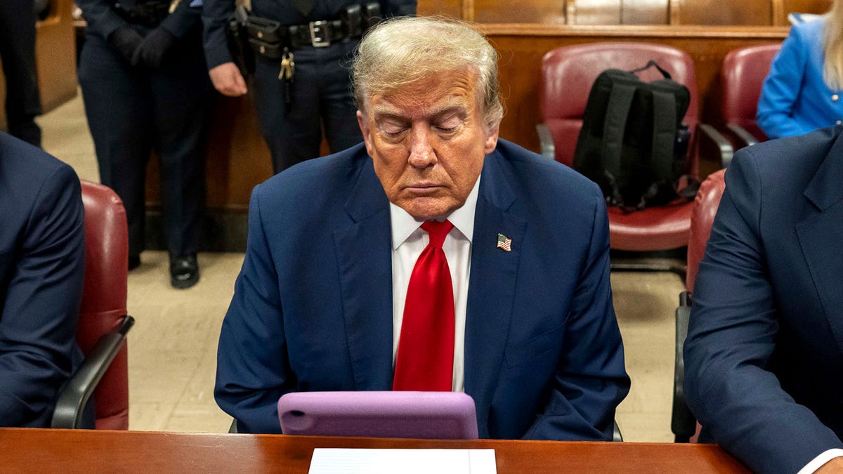 Trump Watching Movie On iPad During Trial Without Using Headphones
