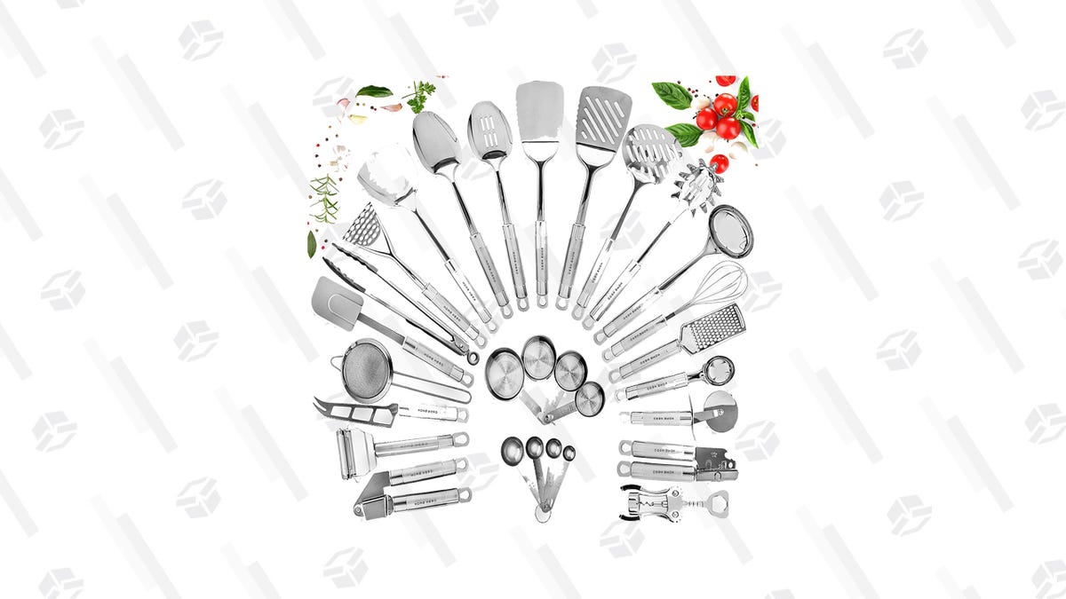 Grab 22% Off the Home Hero Stainless Steel Kitchen Utensil Set and