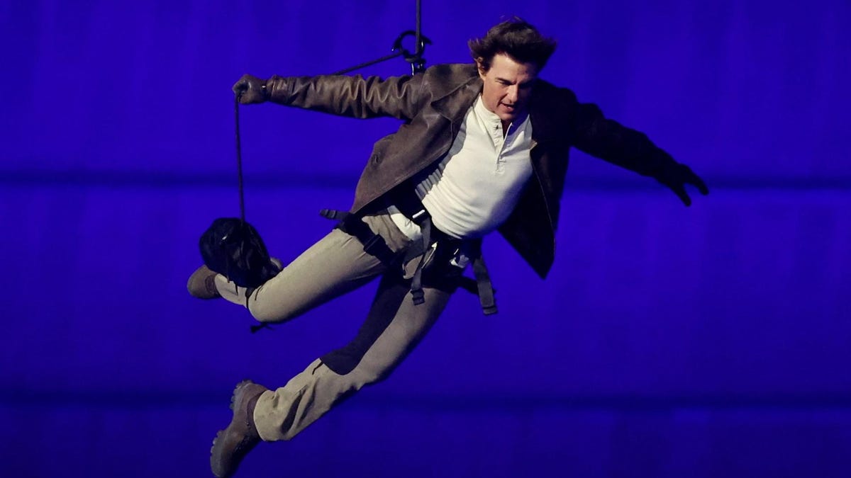 Tom Cruise Wraps Up Olympics With Mission: Impossible Stunt