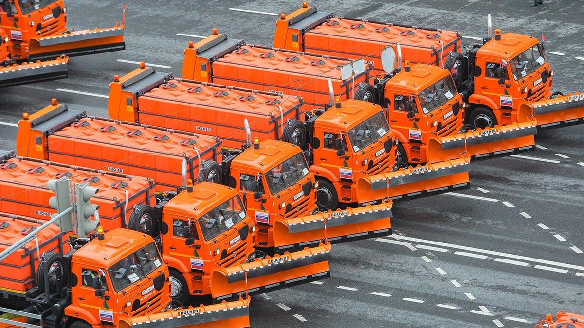 A parade of city services vehicles just capped off Moscow’s summer of discontent