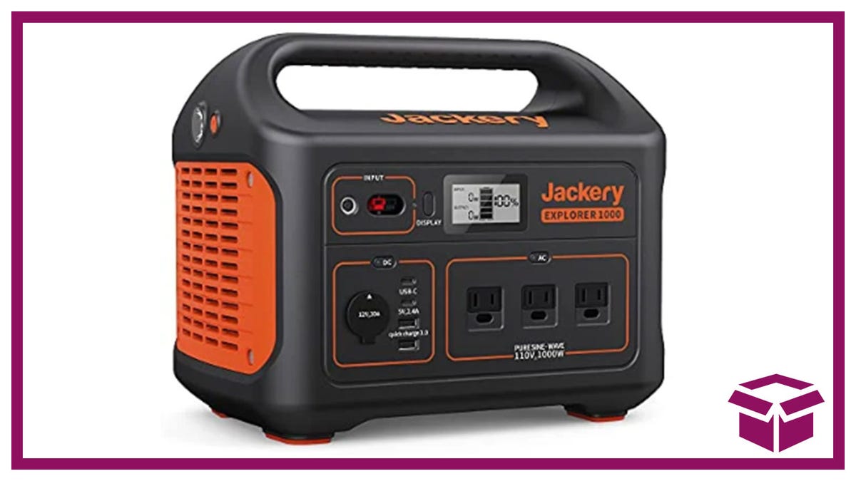 Harness Clean, Unlimited Energy with $350 Off the Jackery Explorer 1000 Portable Power Station