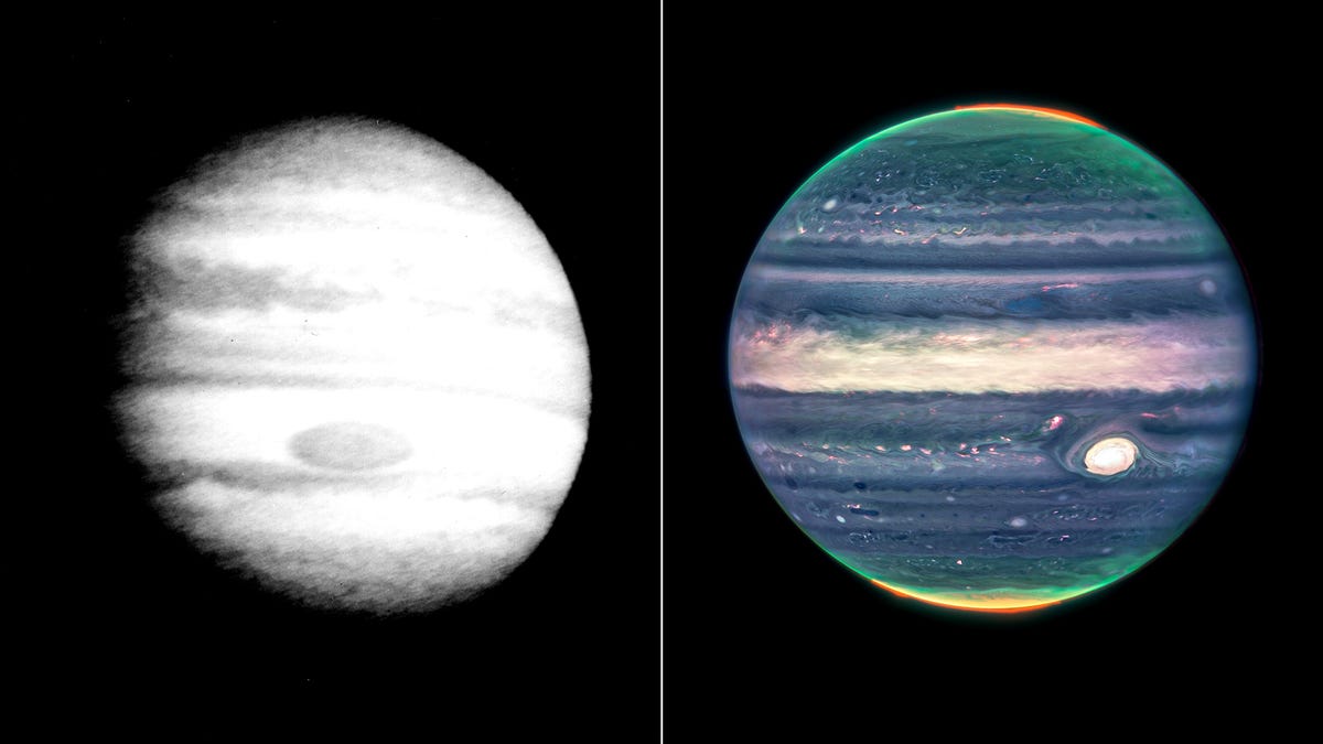 Then and Now: Our Earliest Close-Ups of the Planets Compared to Today's Best Shots