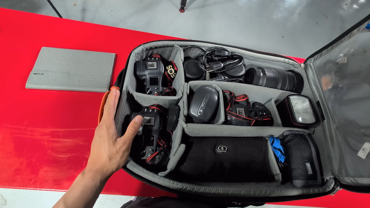 The World’s Best Car Photographer Packs Around ,000 Worth Of Gear Into His Carry-On