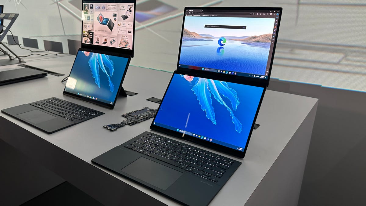 Asus Zenbook Duo (2024) is a dual-screen laptop with up to Intel Meteor  Lake and a detachable keyboard - Liliputing