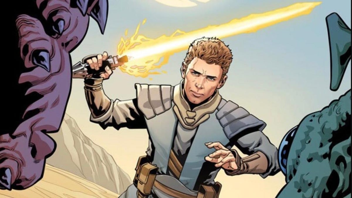 El cómic Phantom Menace de Marvel le da a Anakin una nueva apariencia salvaje