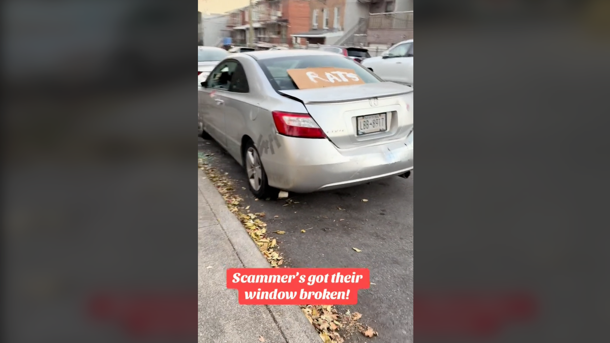 Honda Civic From Viral Insurance Fraud Attempt Found On The Street Vandalized