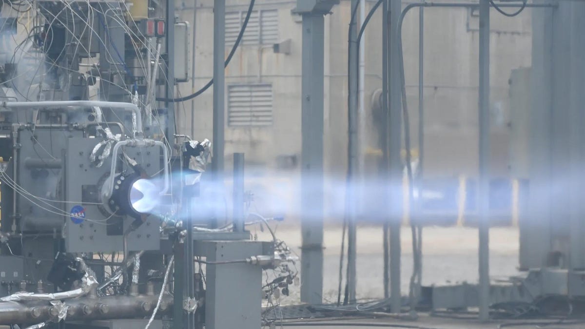 El motor de detonación de la NASA acelera durante 4 minutos en una prueba innovadora