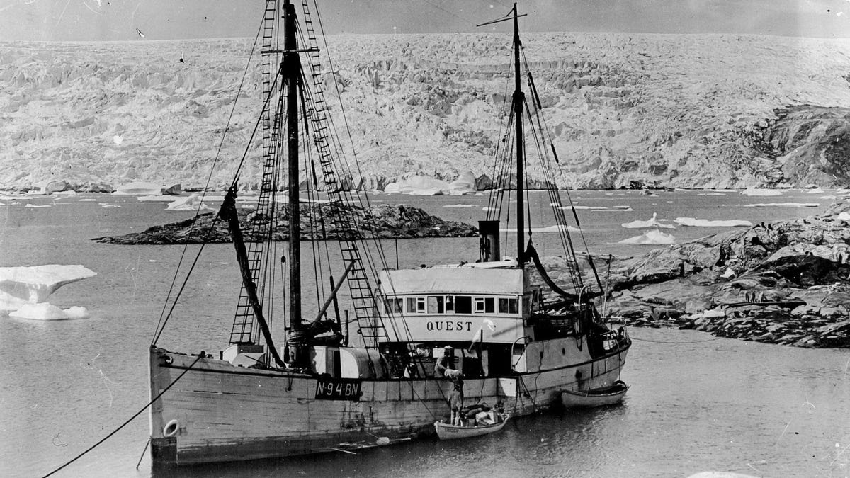 O último navio de Ernest Shackleton foi encontrado no fundo do oceano perto da costa leste do Canadá