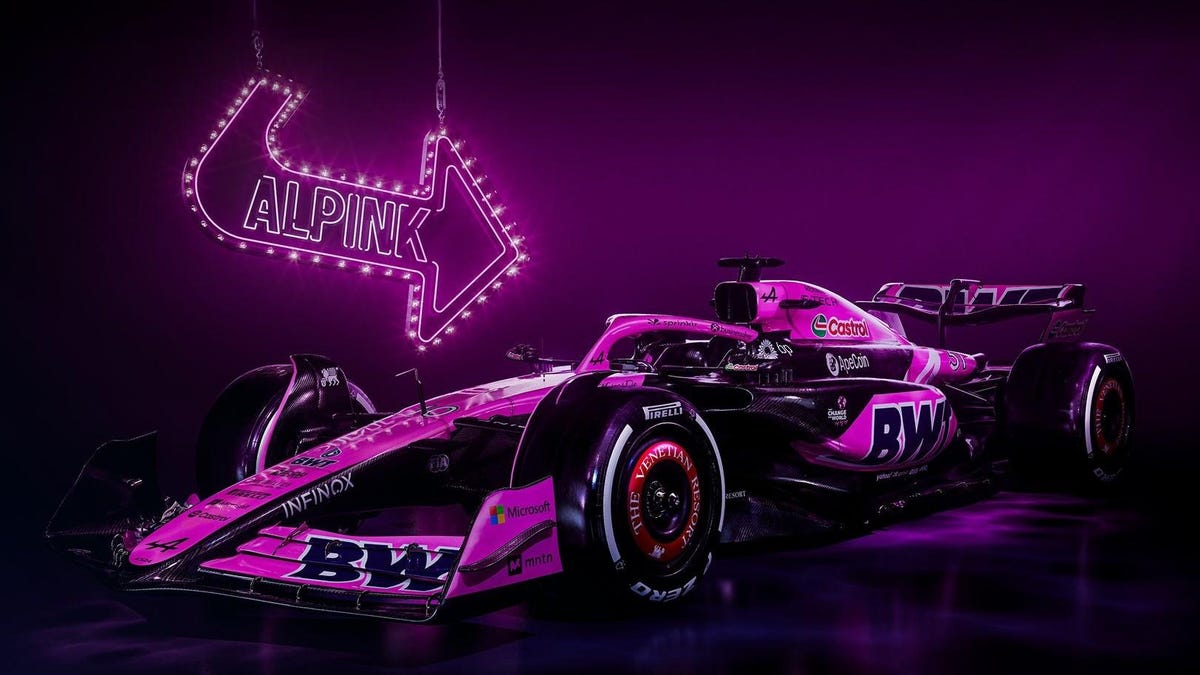 Alpine Will Run An All-Pink Livery Again