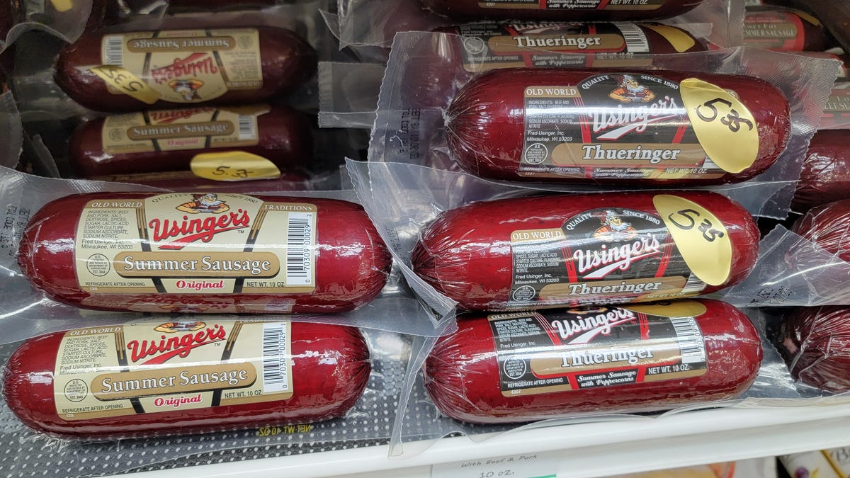 Semi-Dry Beef Summer Sausage, 10 Oz.