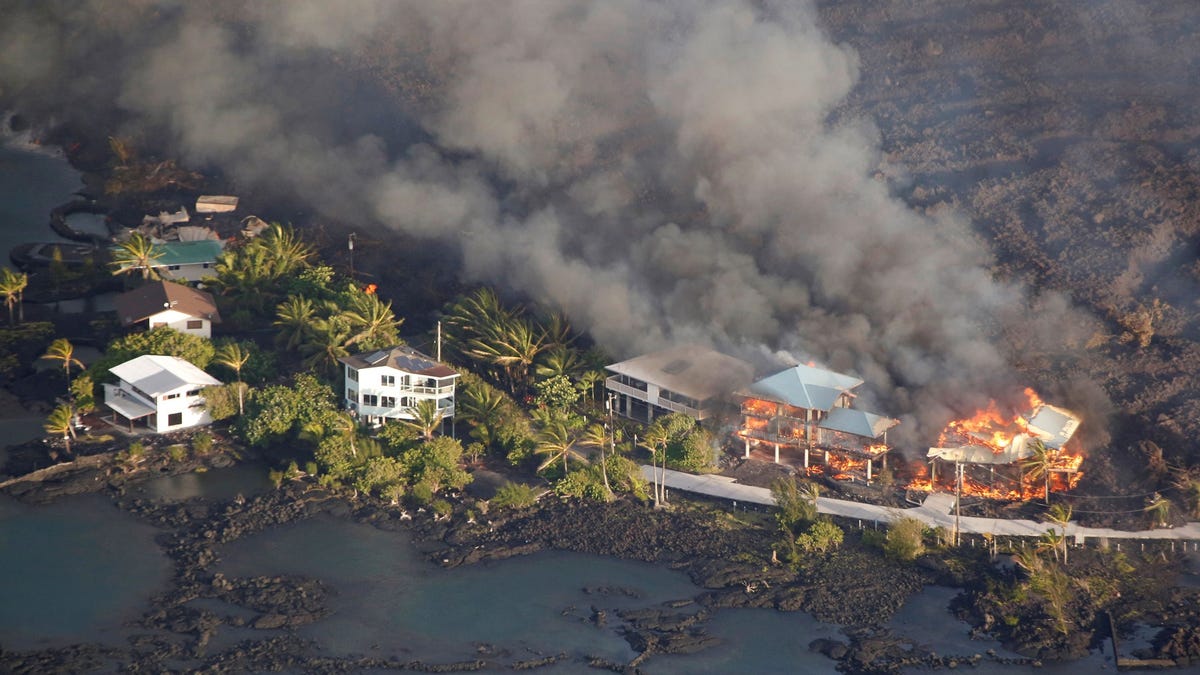 New Aerial Photos Of Mount Kilauea's Eruption Show Lava Destroying 