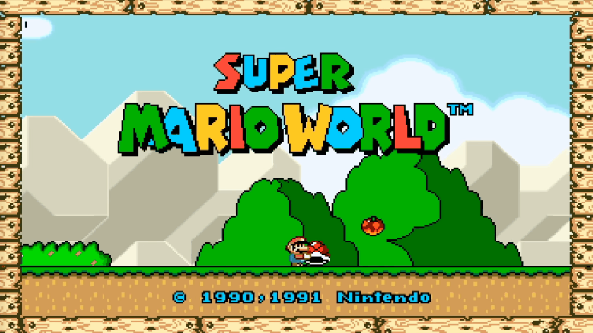 Super Nintendo para sempre!: Super Mario World Widescreen