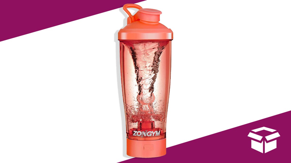See How Well it Stirs! ZonGym Protein Shaker Bottle 