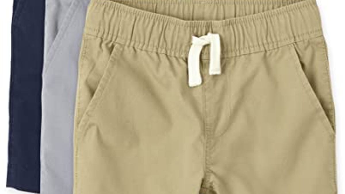 The Children’s Place boys Pull on Jogger Shorts, Now 60% Off
